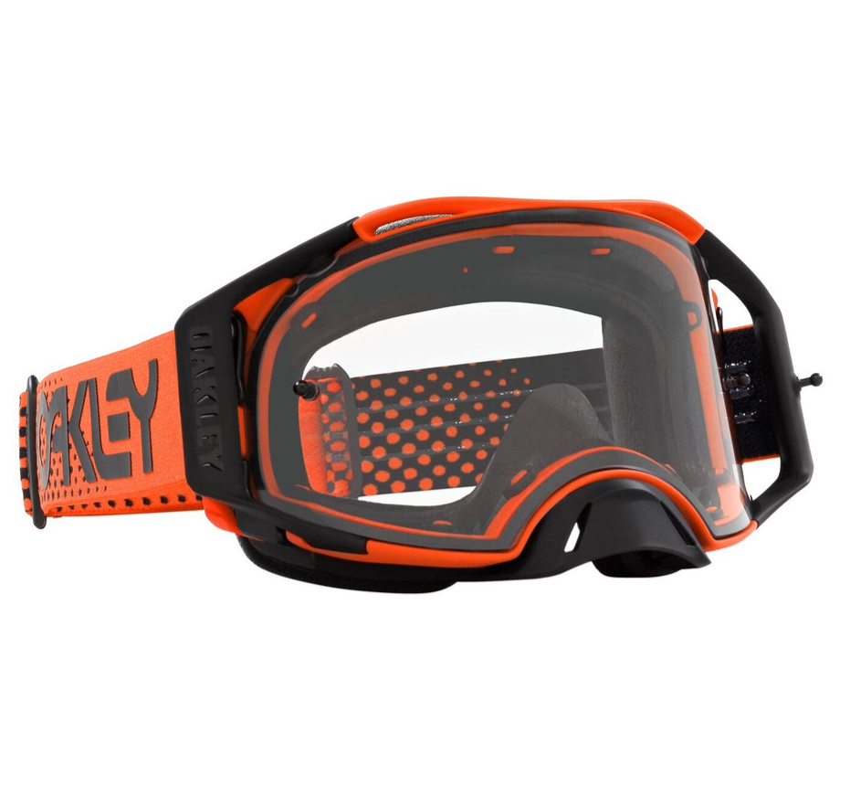 Мотокрос очила OAKLEY Airbrake MX Moto ORANGE B1B Clear 